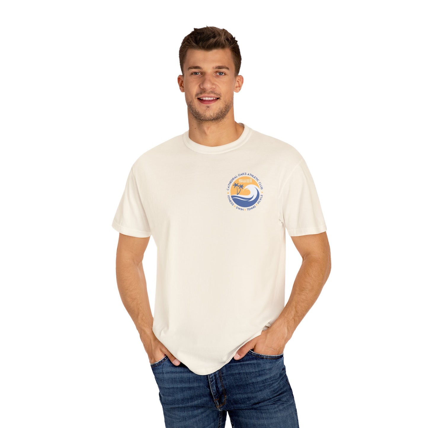 Cathedral Oaks Athletic Club - Fitness/Swim/Tennis/Pickle -Unisex Garment-Dyed T-shirt