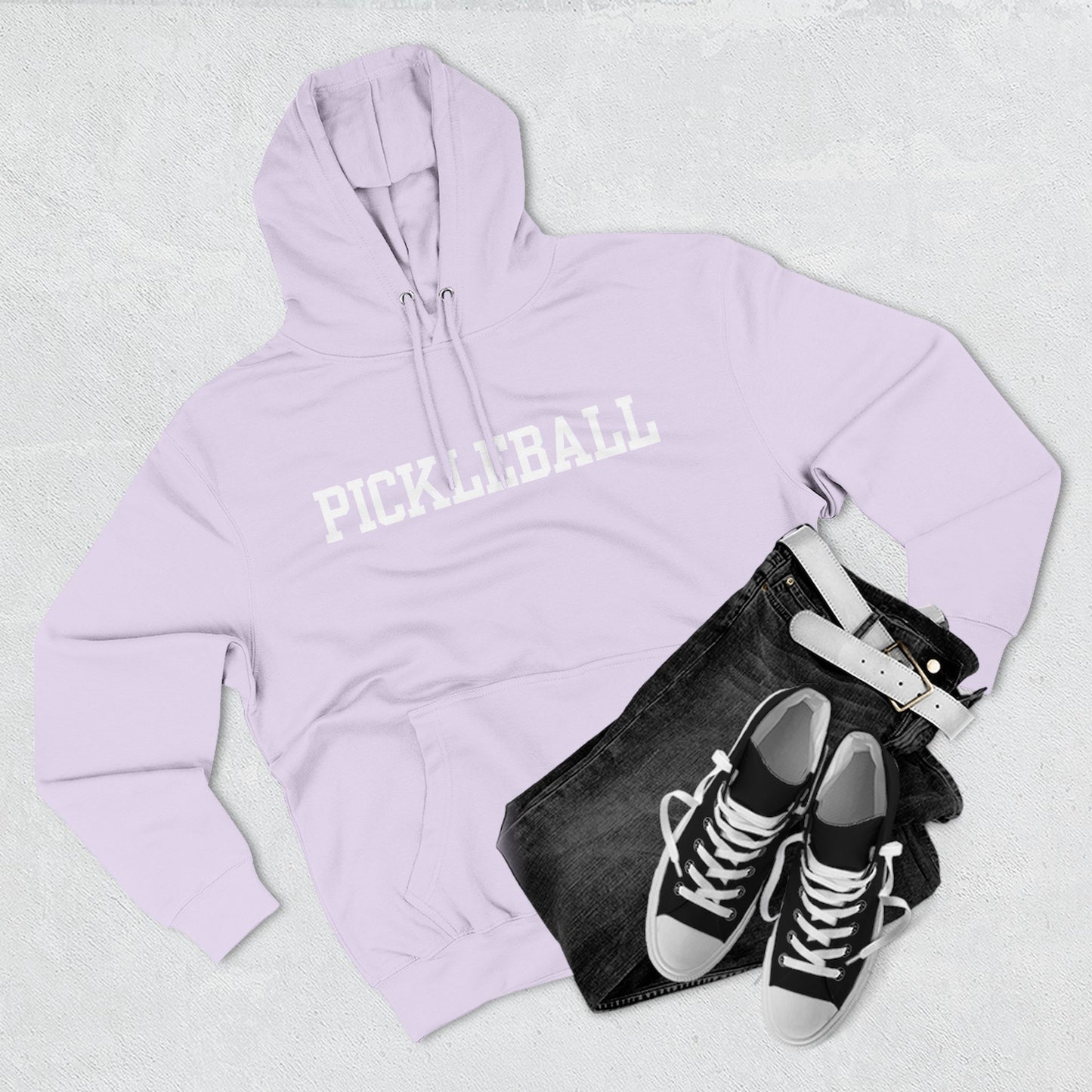 PICKLEBALL Unisex Coziest Lane 7 Hoodie 80% cotton, 20% poly - add name to back or any saying