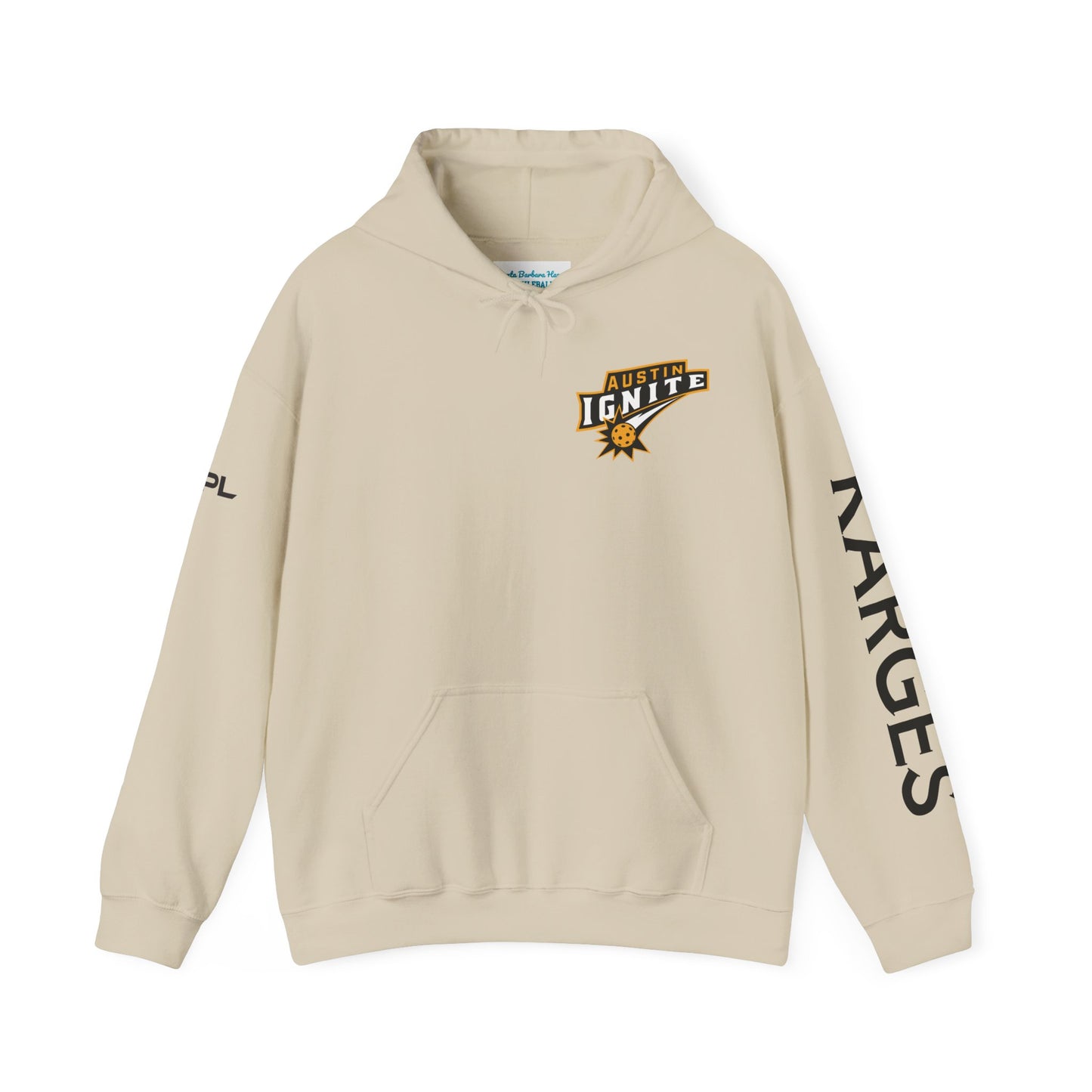 Austin Ignite NPL Team (All caps last name sleeve) Large logo back