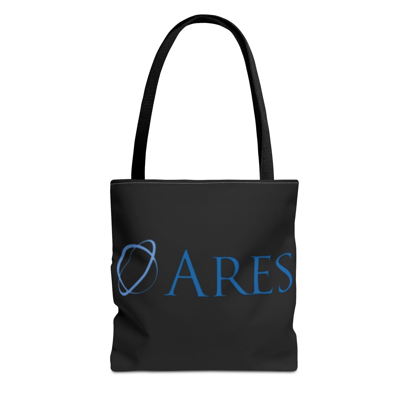 Ares Logo Tote Bag - Stylish Black Carryall for Everyday Use
