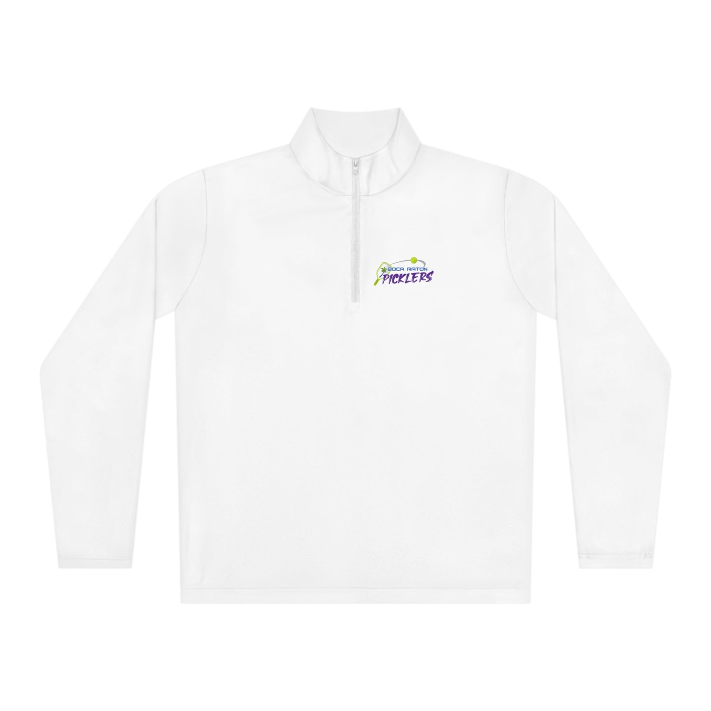 Boca Picklers NPL Team Unisex Quarter-Zip Pullover. - customize back