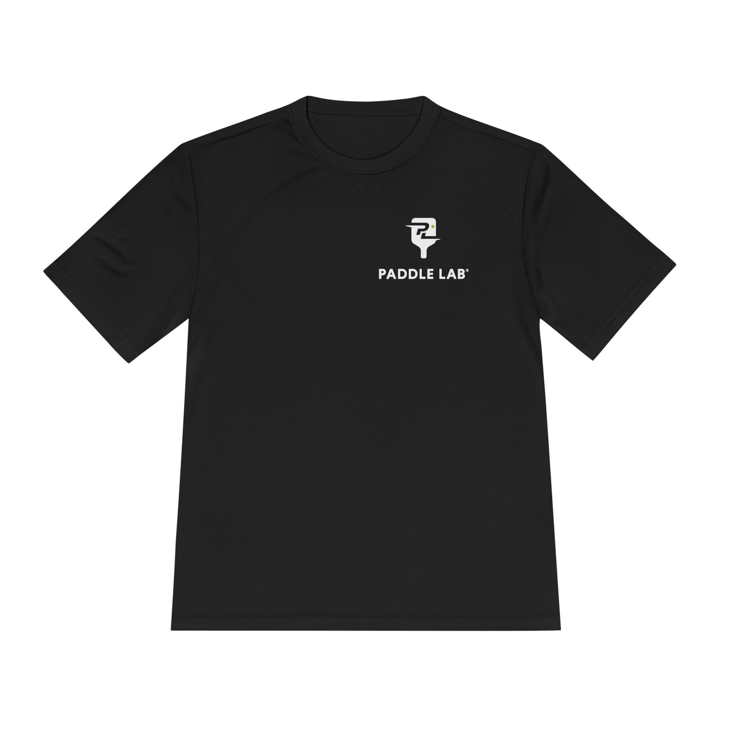Paddle Lab new front logo - Unisex Men’s Sportek Unisex Moisture Wicking Tee