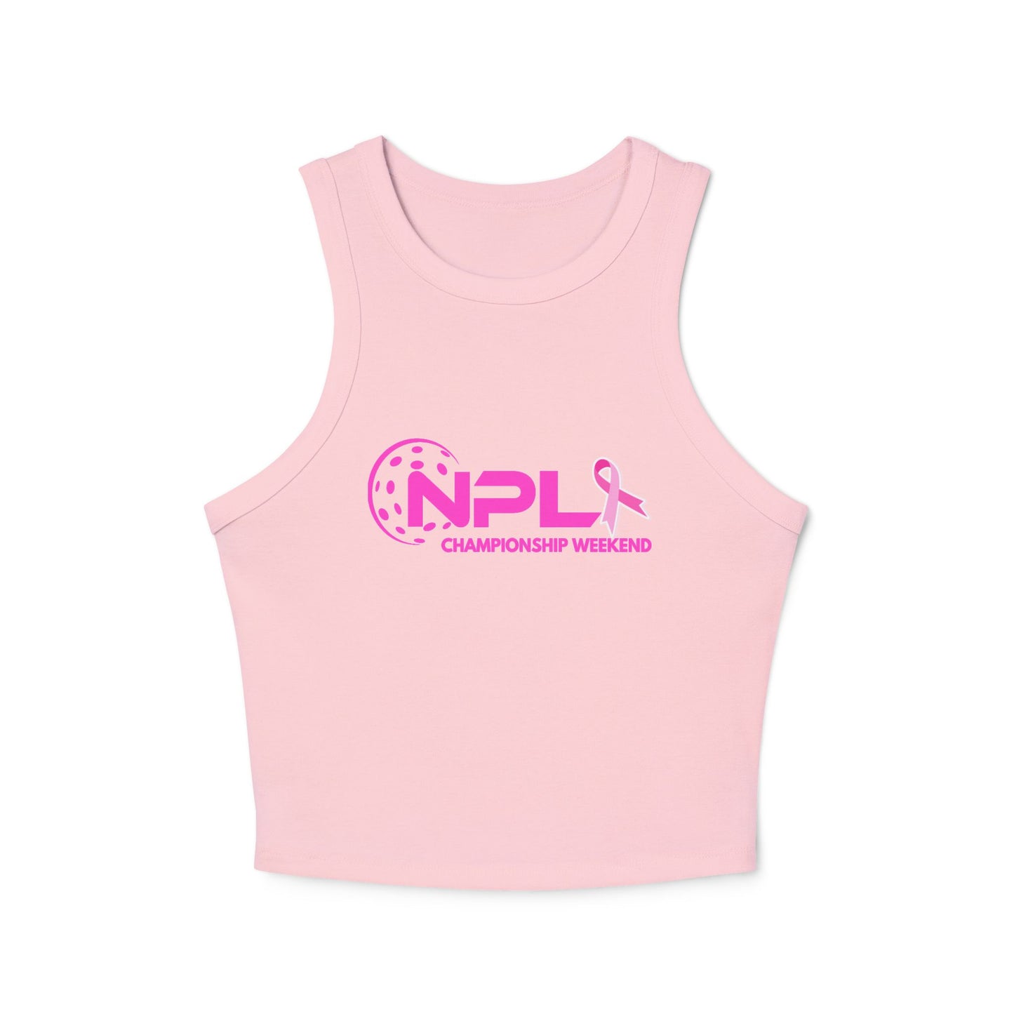 NPL Championship Weekend w/ ribbon -Women's Micro Rib Racer Tank Top