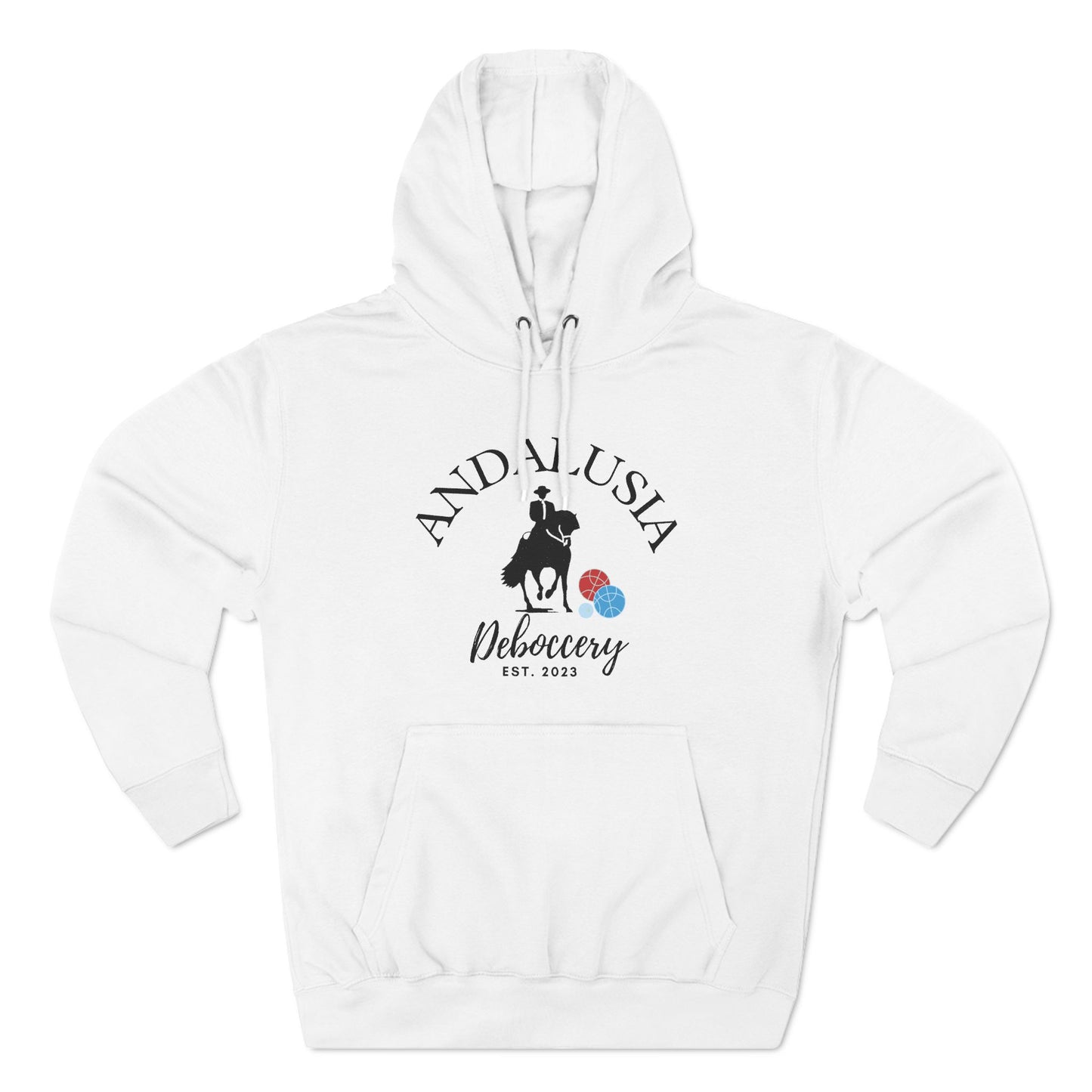 Andalusia Deboccery 80% cotton/20% poly Lane 7 - Three-Panel Fleece Hoodie