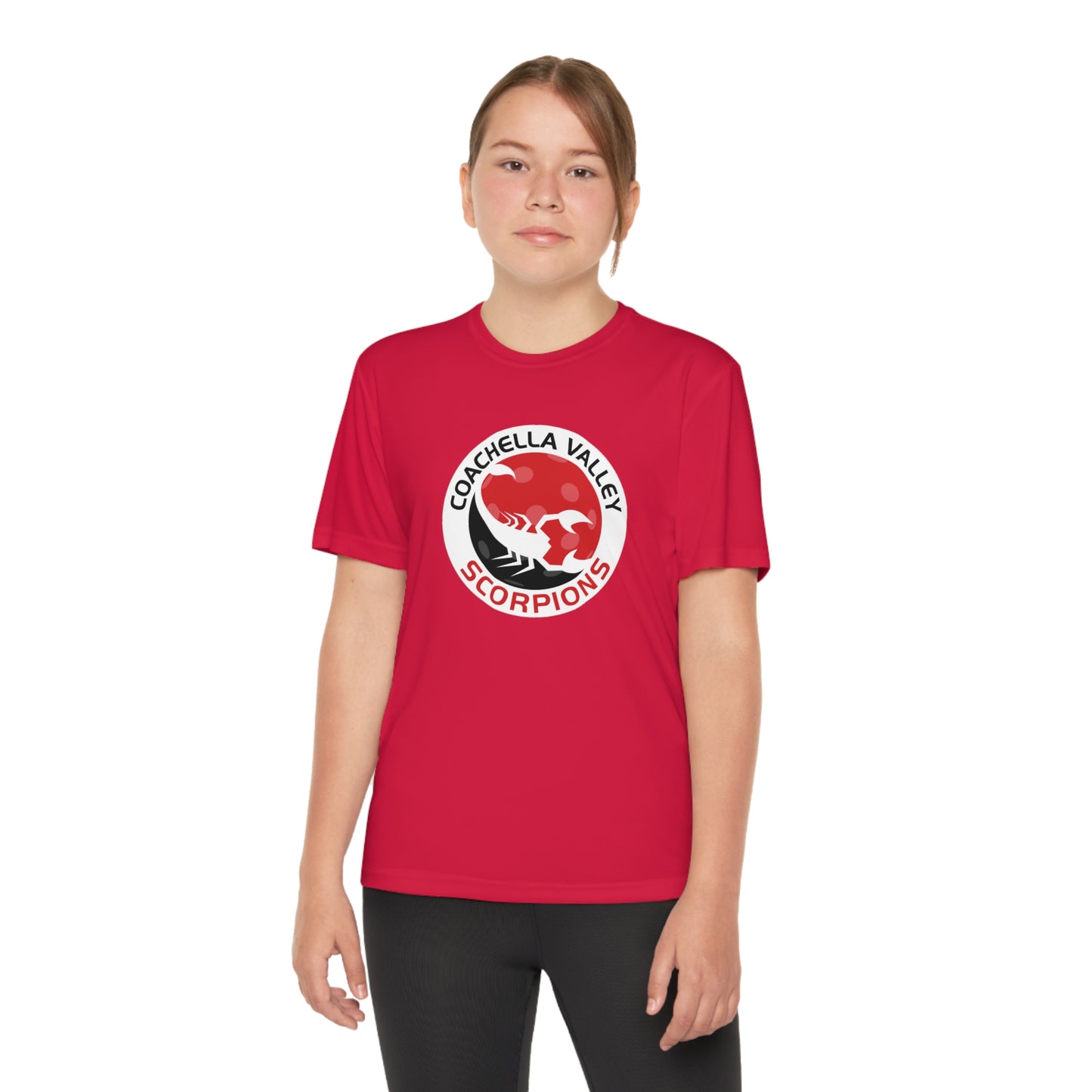 Coachella Valley Scorpions - Youth Competitor Tee, Moisture Wicking -customize back