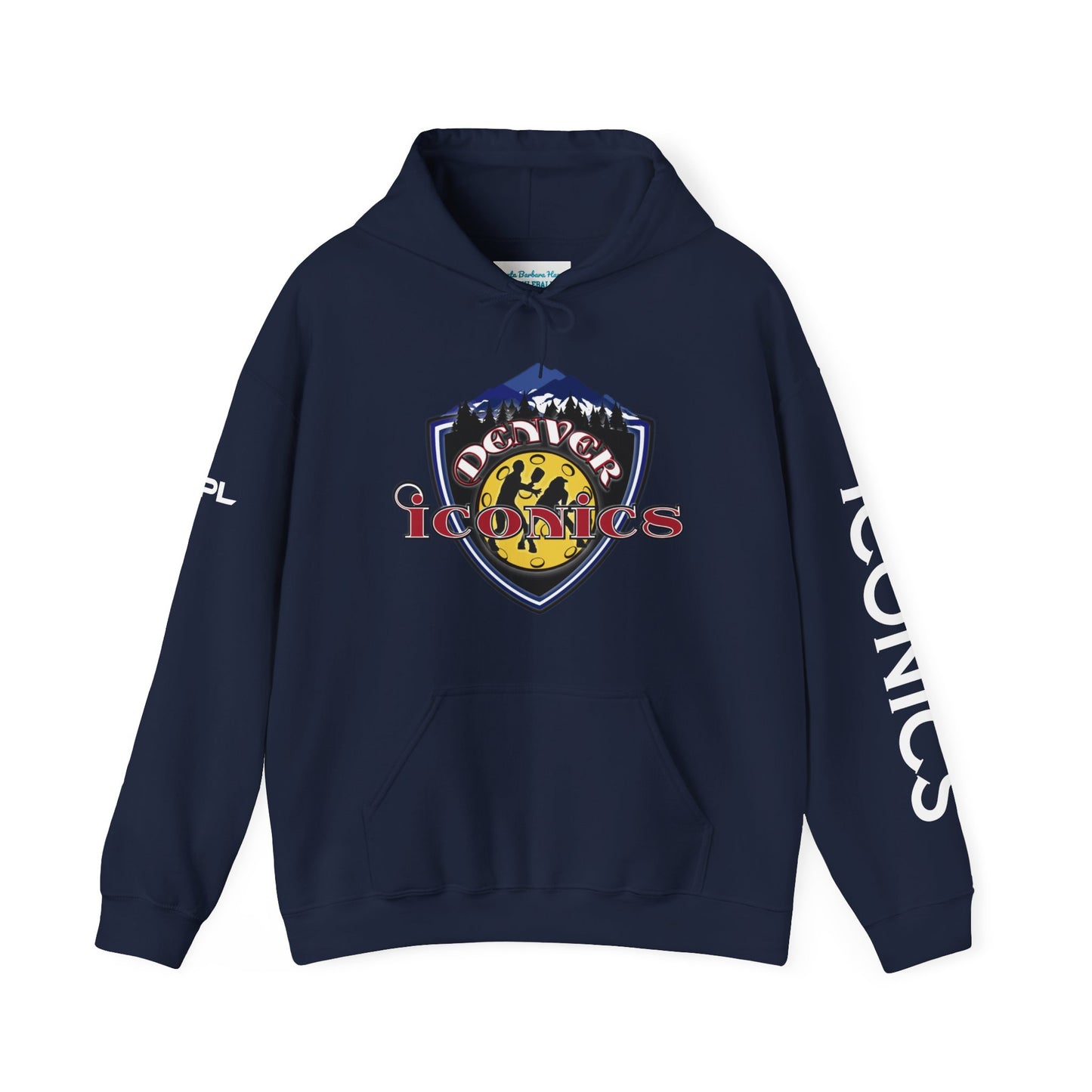 Denver Iconics NPL Team - 4 Sided Design - Unisex Hoodie (customize name)