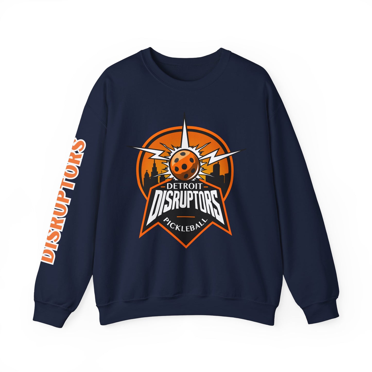 Detroit Disruptors Unisex Crew -Customize Sleeve or Back w/ Name- (add in instructions)