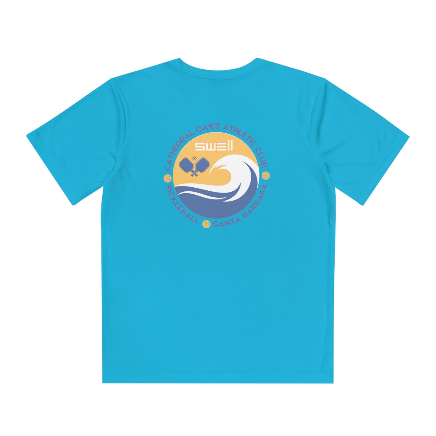 Cathedral Oaks - SWELL - Pickleball -Youth Competitor Tee - can add name