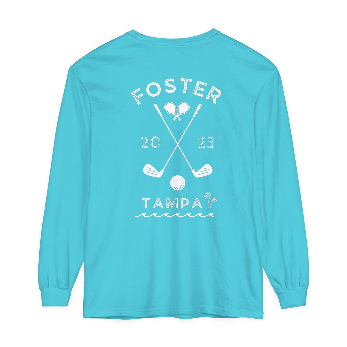 Foster Unisex Garment-dyed Long Sleeve T-Shirt. Comfort Colors