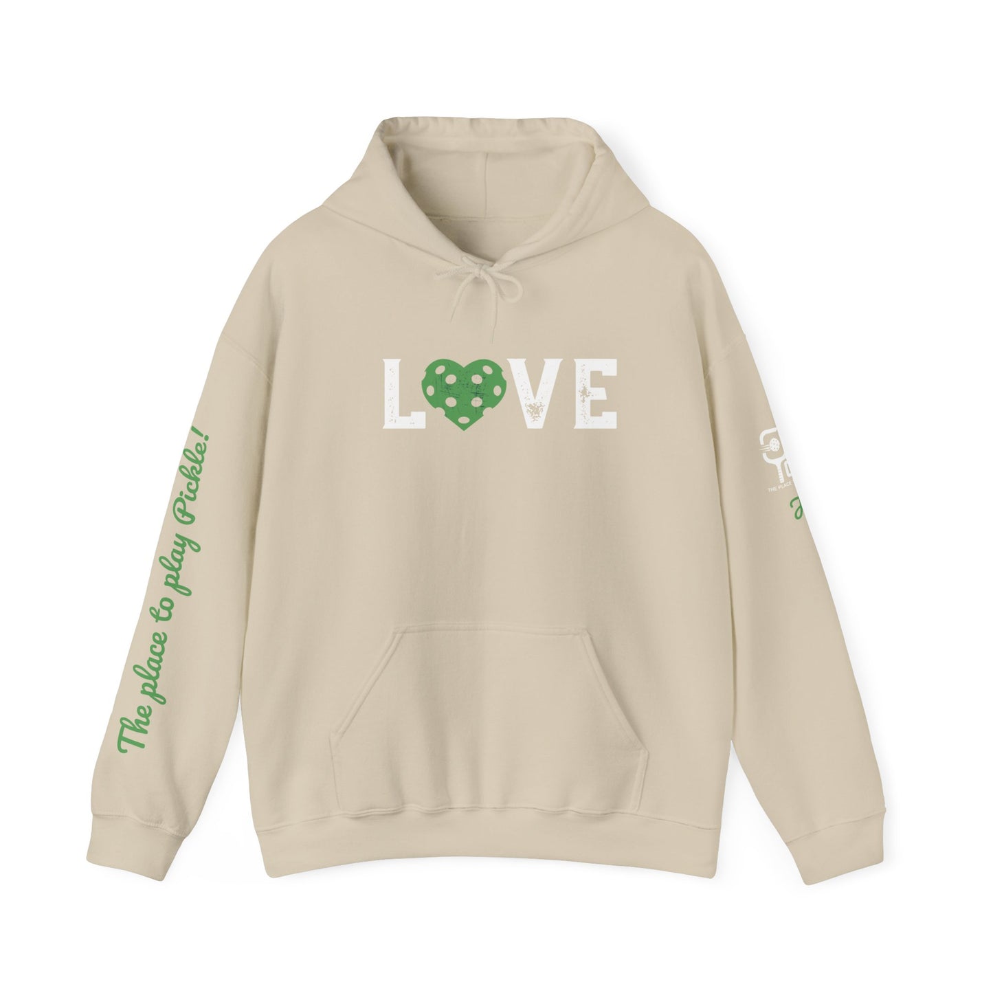 Net Game Pickle - LOVE Hoodie. No name on sleeve version