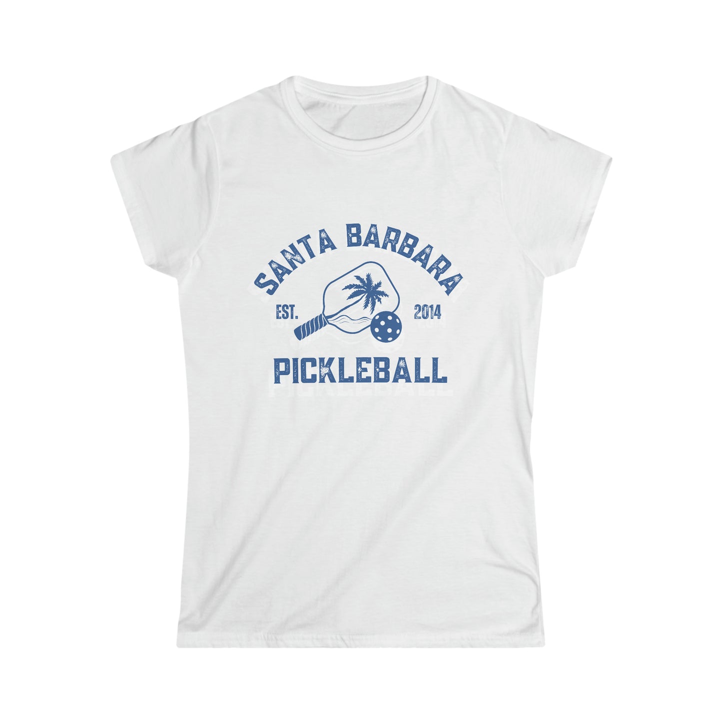 Santa Barbara Pickleball - Women's Softstyle Tee