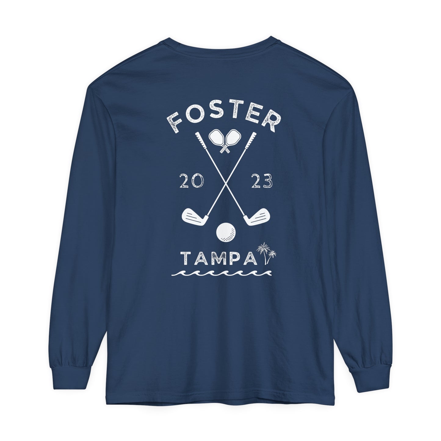 Foster Unisex Garment-dyed Long Sleeve T-Shirt. Comfort Colors