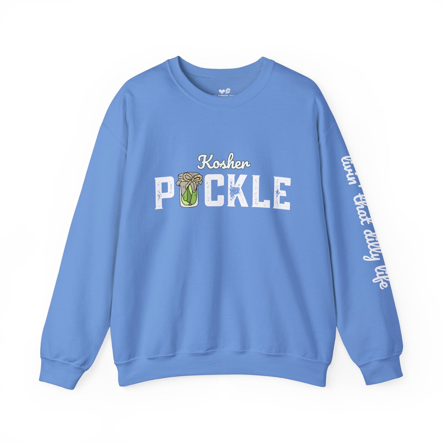 PICKLE Kosher Crew 50/50 Plush/Unisex - can customize sleeve w/ name