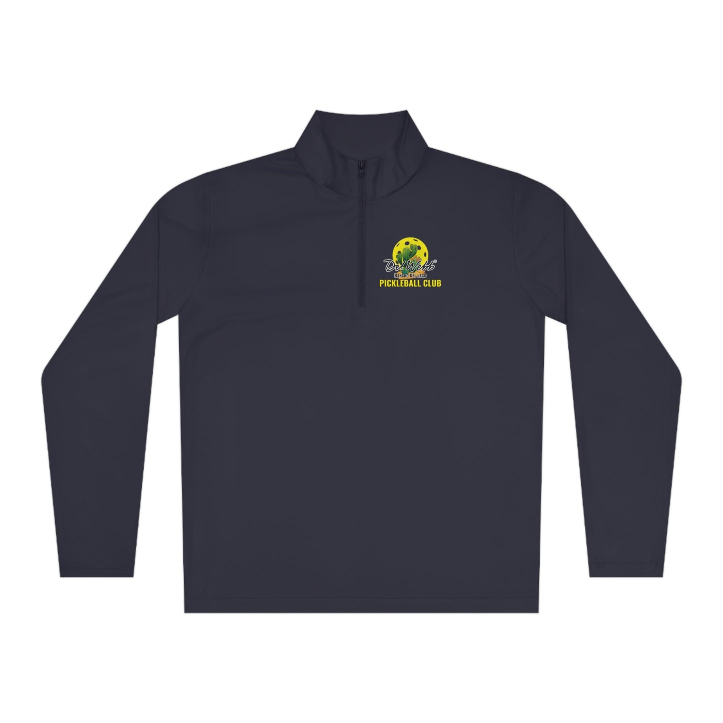 Del Webb Pickleball - Moisture Wicking SPF 40, Unisex Quarter-Zip Pullover