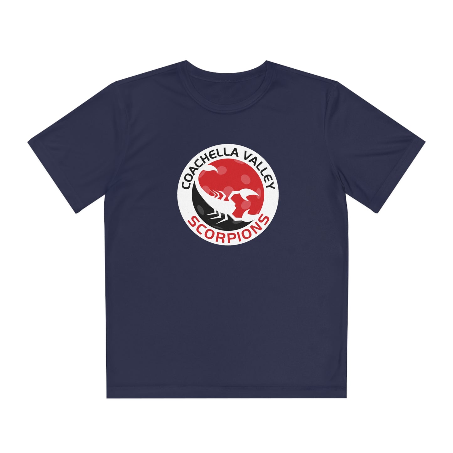 Coachella Valley Scorpions - Youth Competitor Tee, Moisture Wicking -customize back