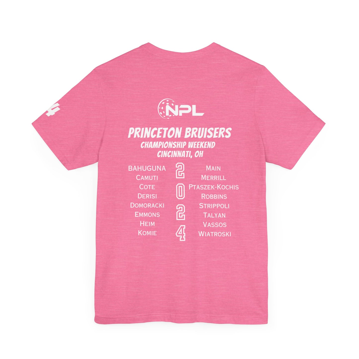 Princeton Bruisers Unisex Jersey Short Sleeve Tee