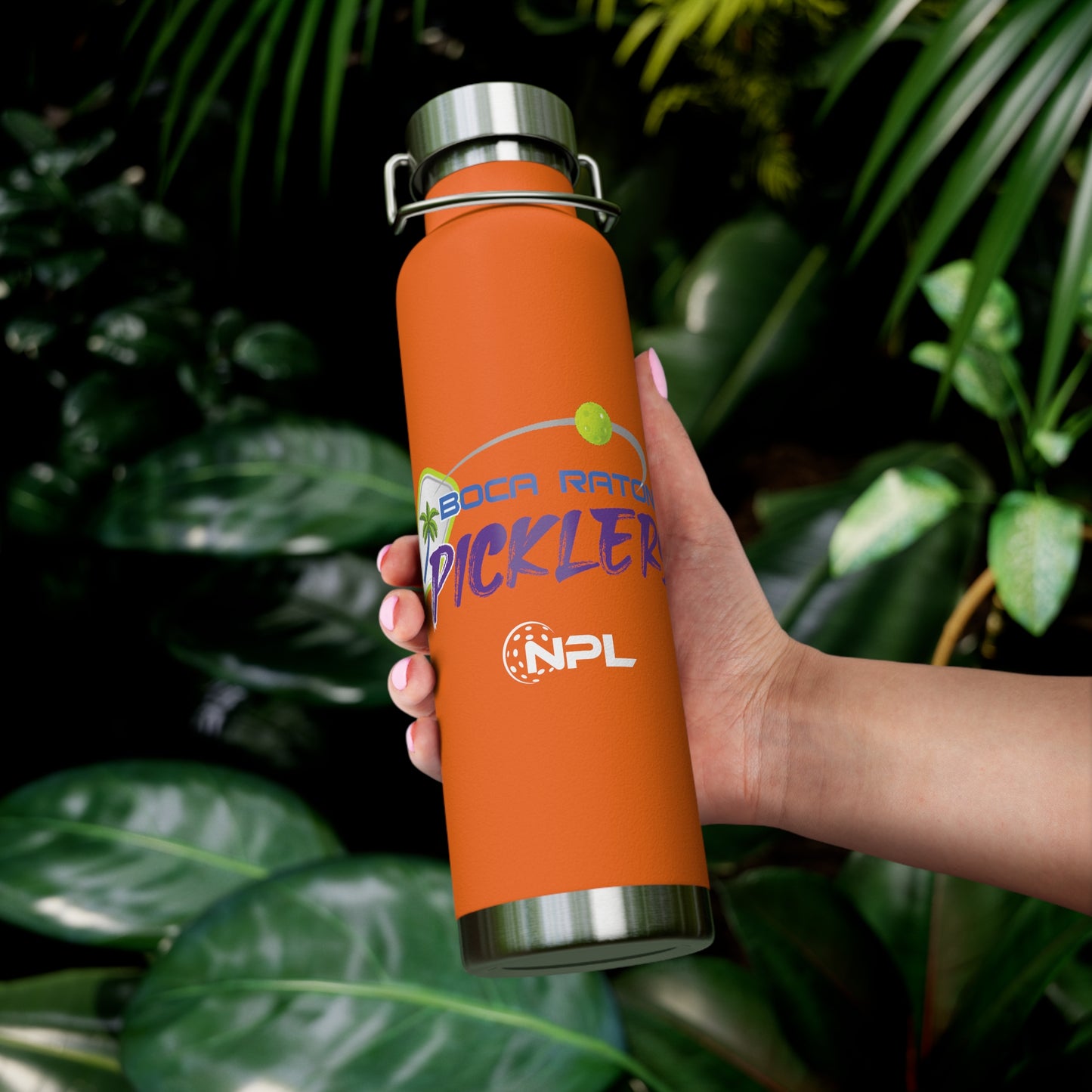 Boca Raton Pickler’s NPL Team - 12 hr vacuum insulated water bottle