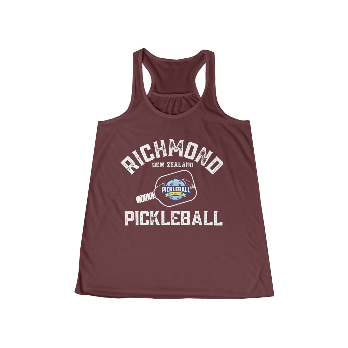 Richmond New Zealand Pickleball 60% poly Women's Flowy Racerback Tank
