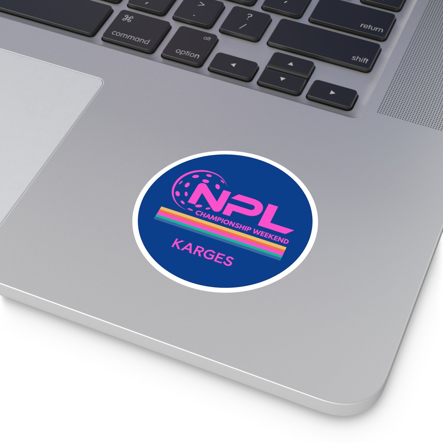 NPL Round Stickers, Indoor\Outdoor - Can Customize Name FREE