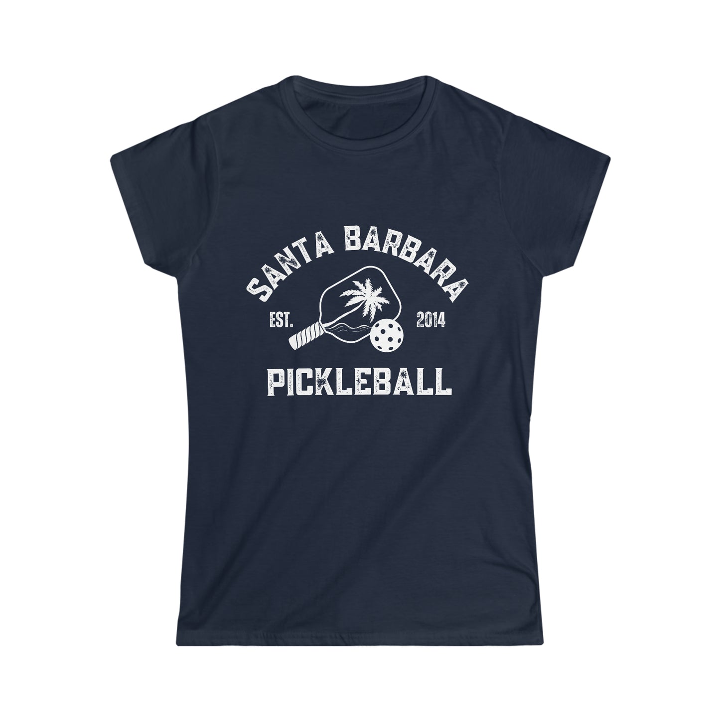 Santa Barbara Pickleball - Women's Softstyle Tee