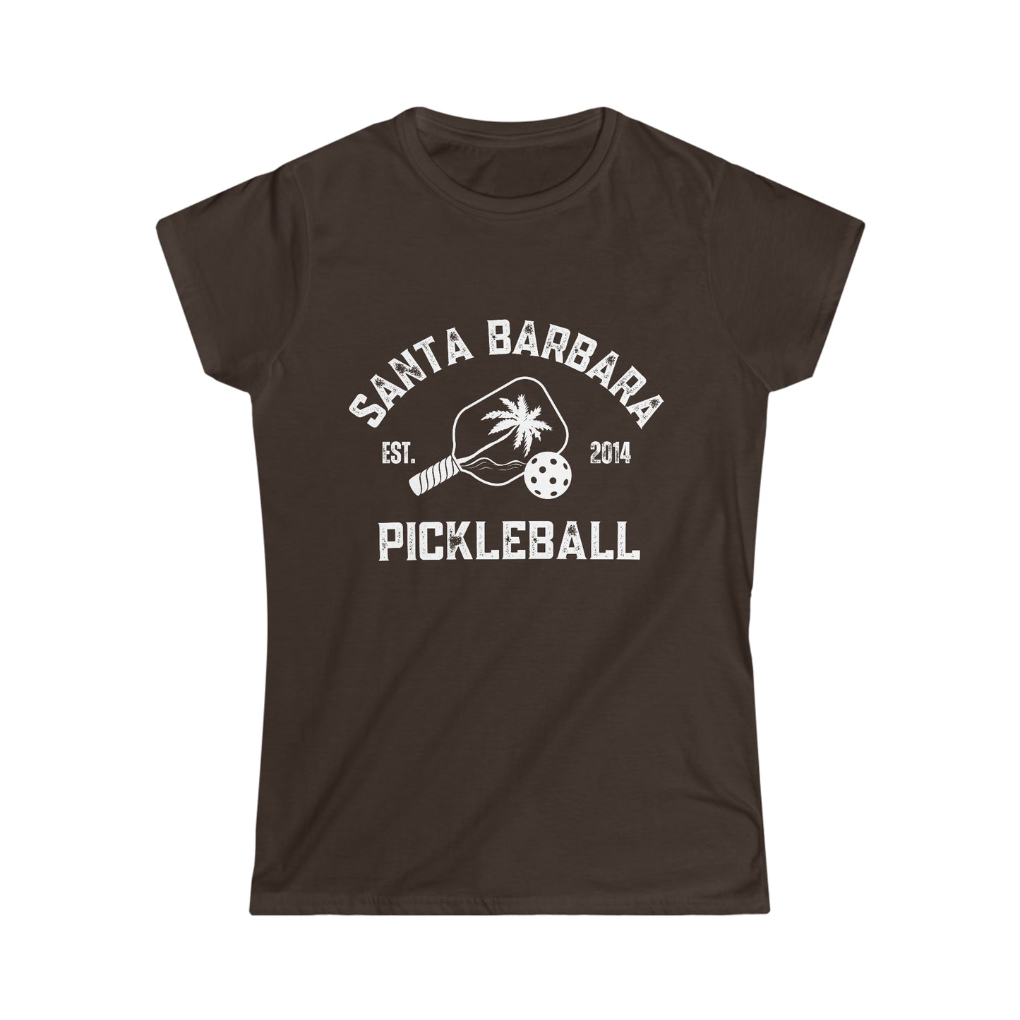 Santa Barbara Pickleball - Women's Softstyle Tee