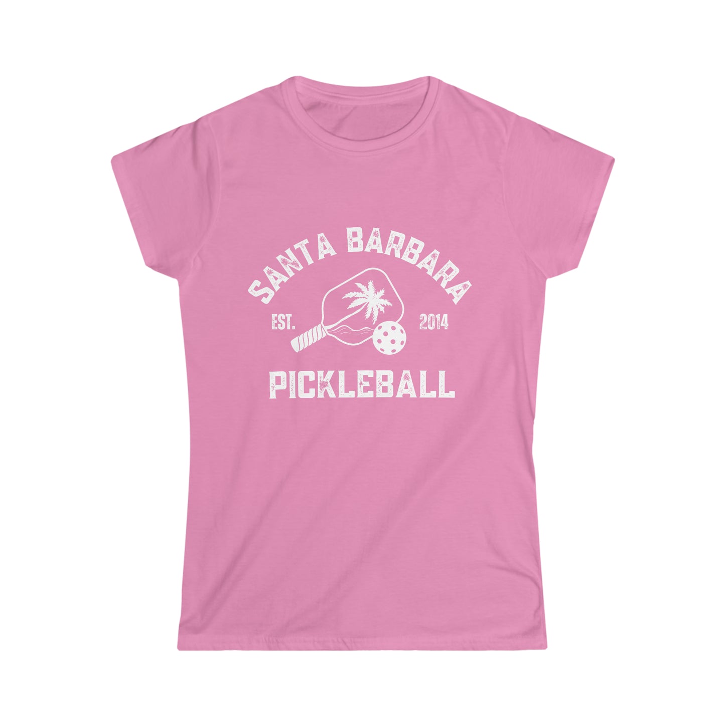Santa Barbara Pickleball - Women's Softstyle Tee