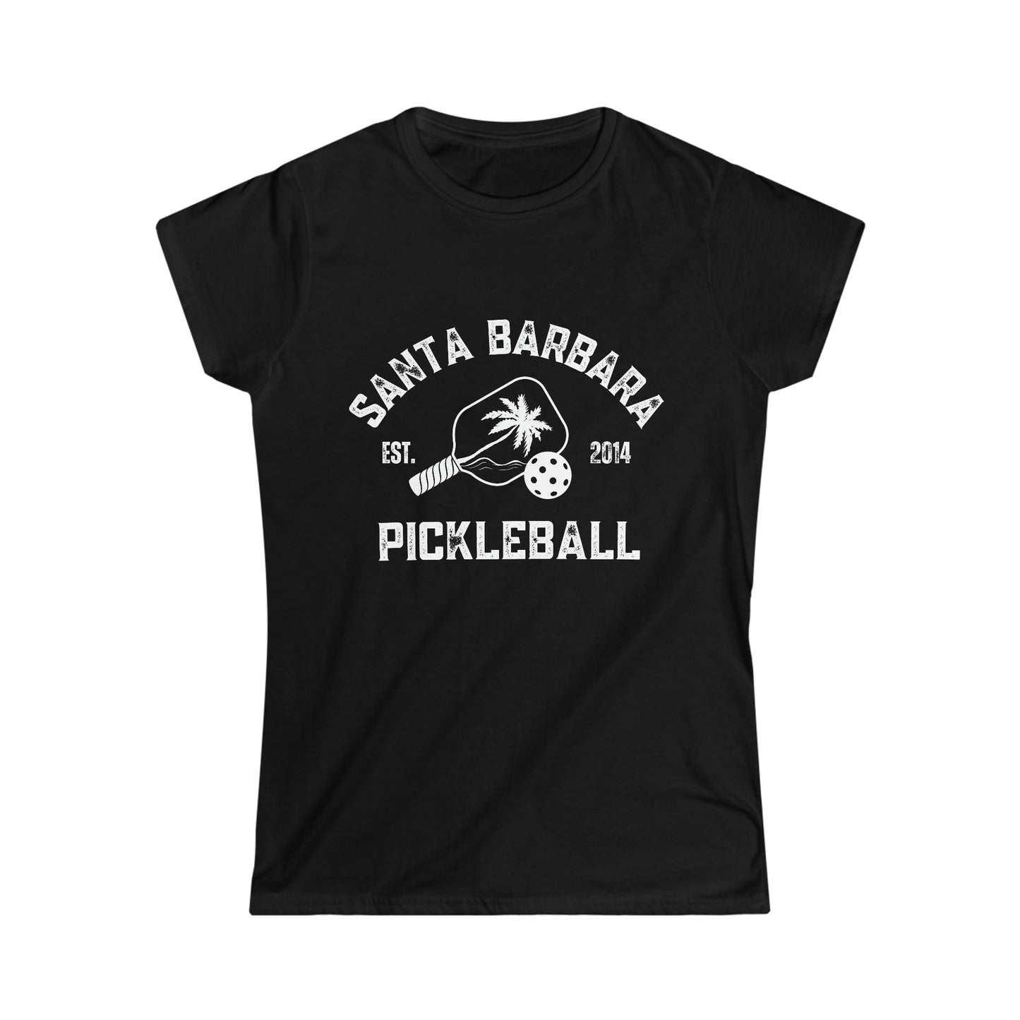 Santa Barbara Pickleball - Women's Softstyle Tee