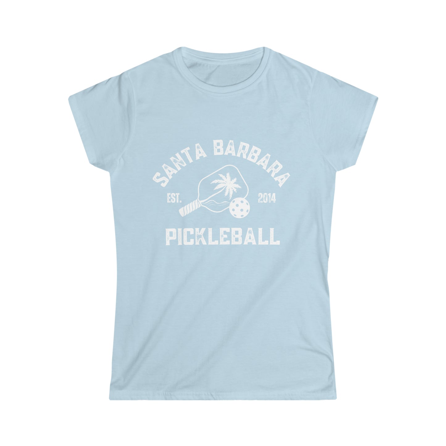 Santa Barbara Pickleball - Women's Softstyle Tee
