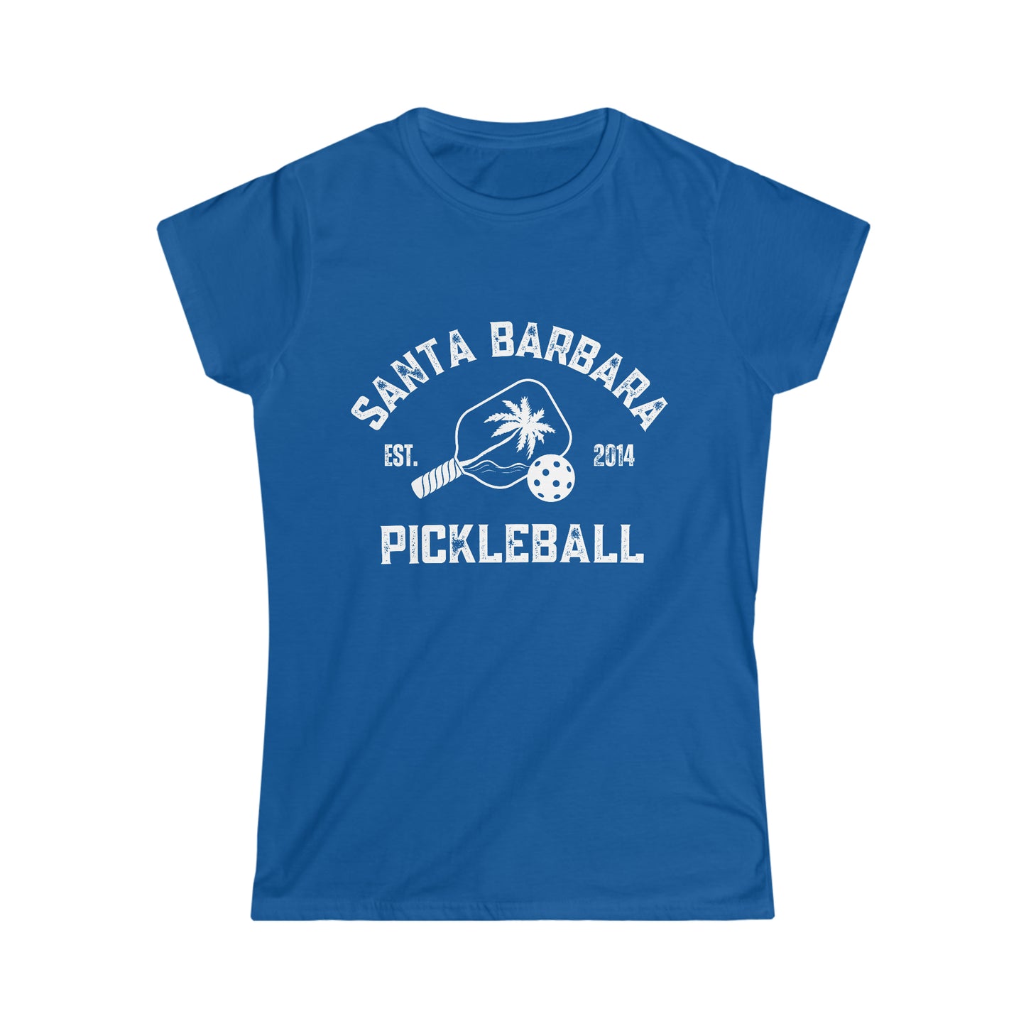 Santa Barbara Pickleball - Women's Softstyle Tee
