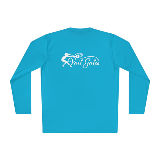Vail Gales Pickleball Sport Tek Unisex Lightweight Long Sleeve Tee, Moisture Wicking Customized  (runs large!)