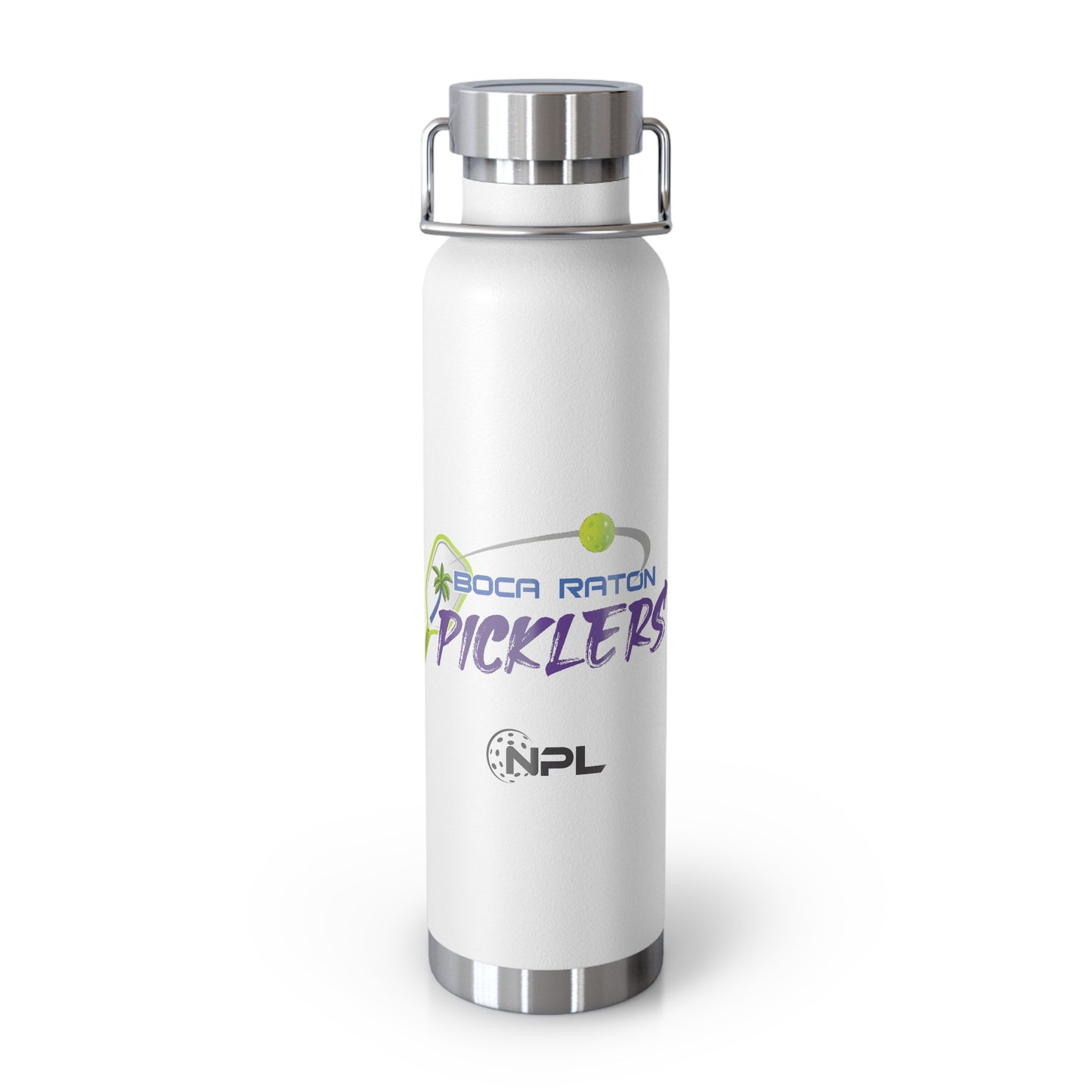 Boca Raton Pickler’s NPL Team - 12 hr vacuum insulated water bottle
