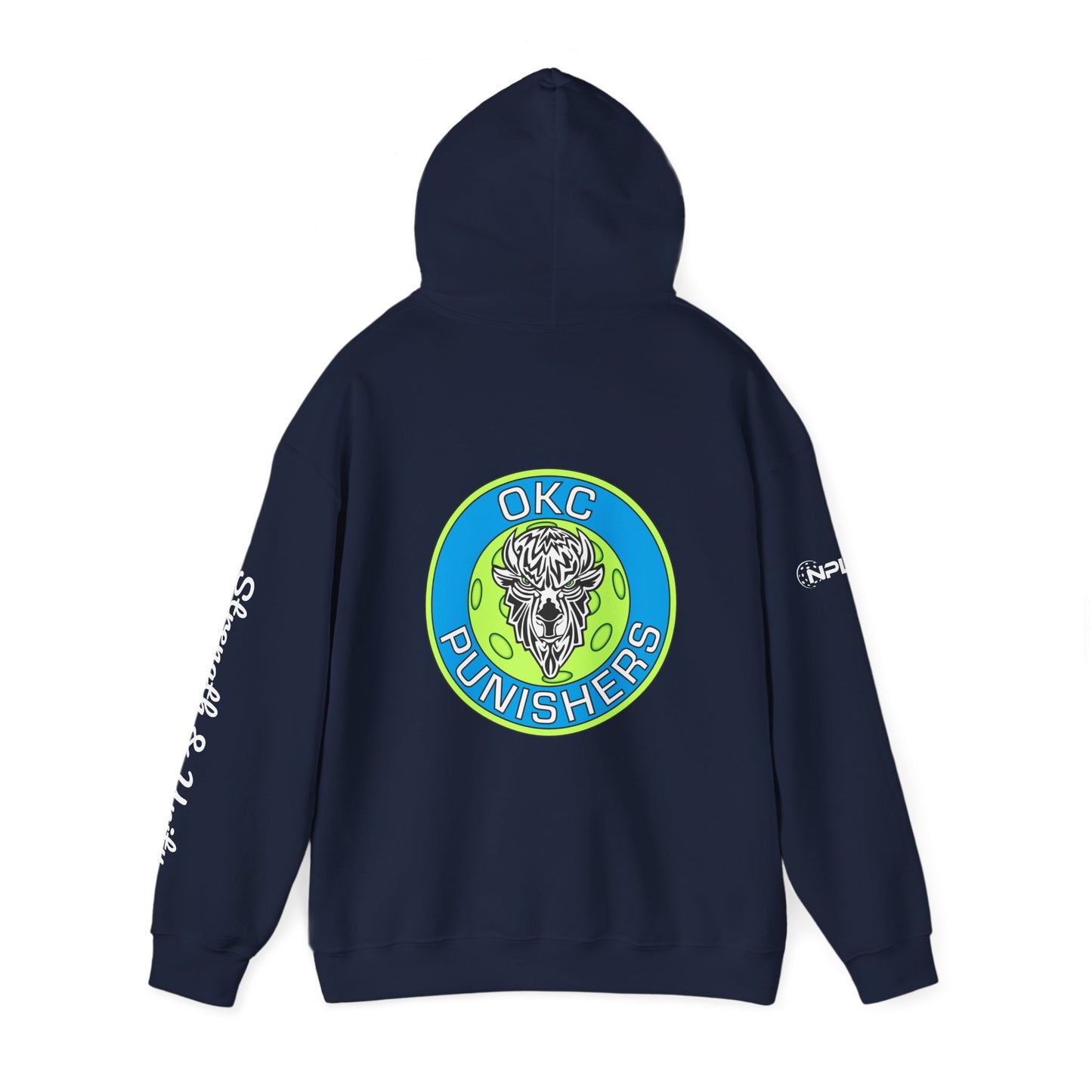 OKC Punishers NPL - Multi Sided Design - Unisex Hoodie - add name sleeve or back
