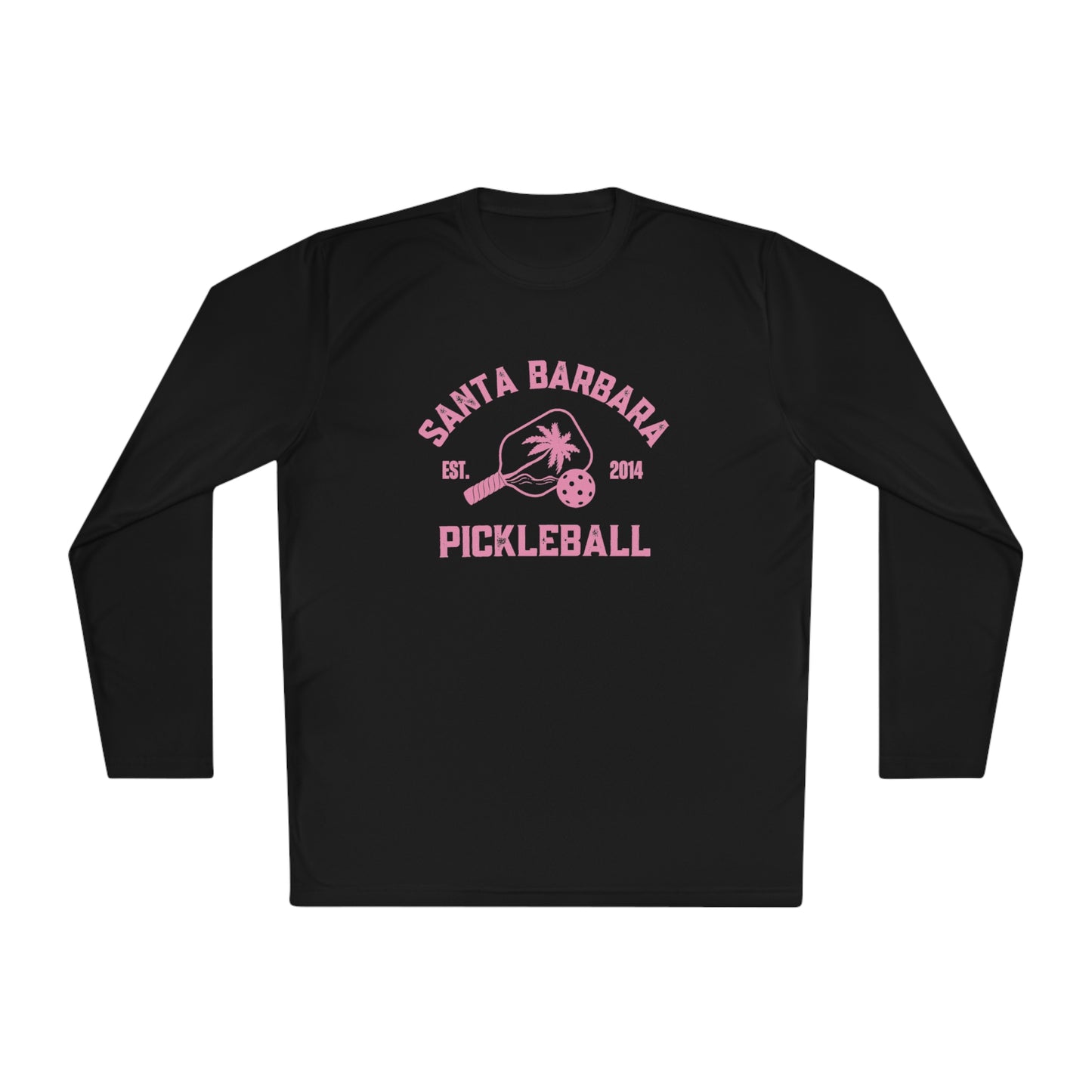 Santa Barbara Pickleball - Unisex Moisture Wicking SPF 40, Lightweight Long Sleeve Tee