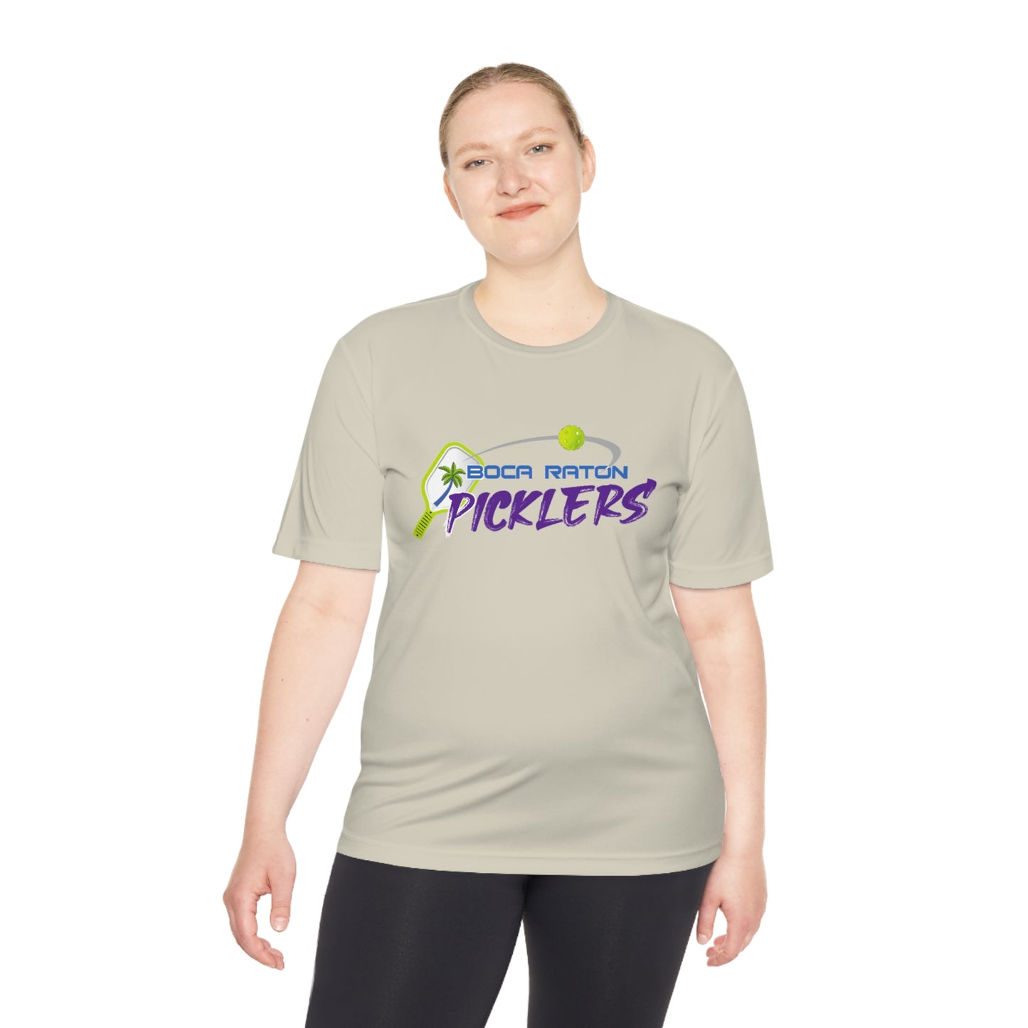 Boca Raton Picklers NPL Team - Unisex (fuller cut) Moisture Wicking T - customize back