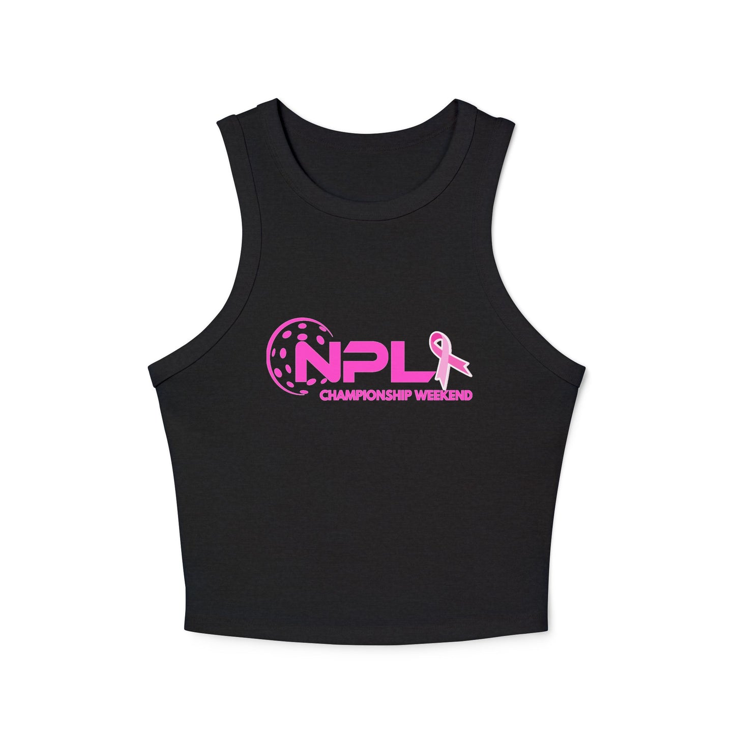 NPL Championship Weekend w/ ribbon -Women's Micro Rib Racer Tank Top