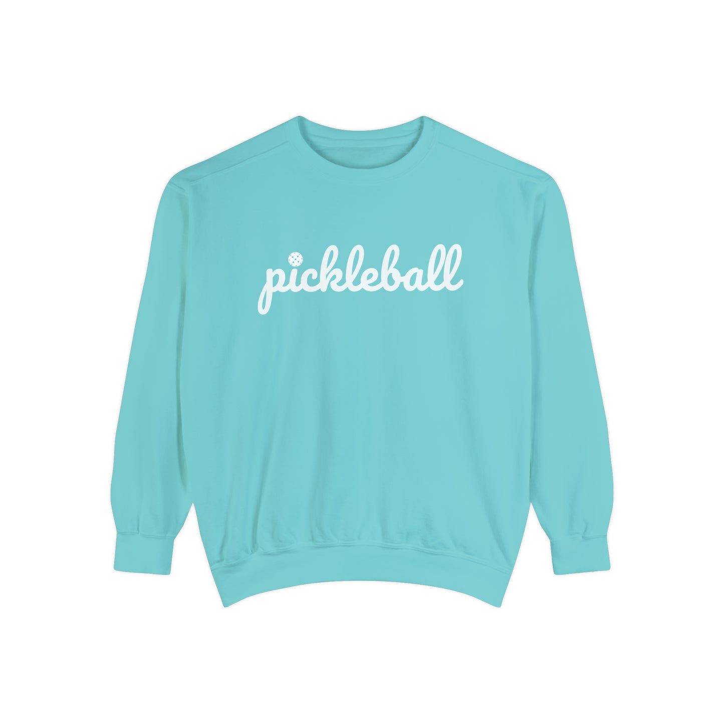 New Pickleball Script w/ Ball - Unisex Garment Dyed, Comfort Colors