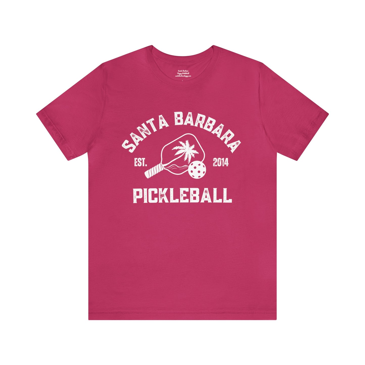 Santa Barbara Pickleball original - 2 day - Unisex 100% airline cotton Jersey Short Sleeve Tee