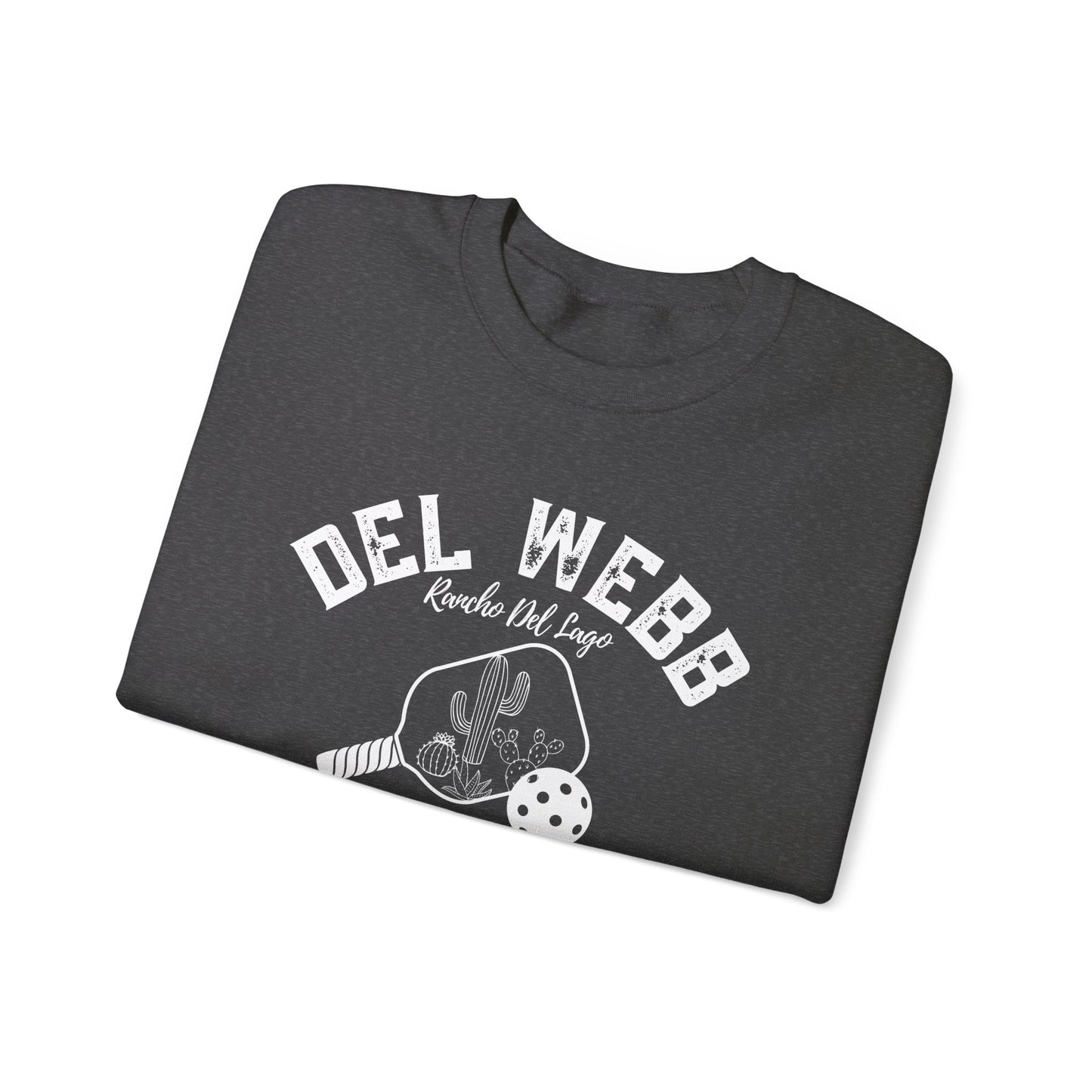 Del Webb Pickleball Beachy Style - Dink in the Desert - Unisex Crew -Can add name to sleeve with paddles