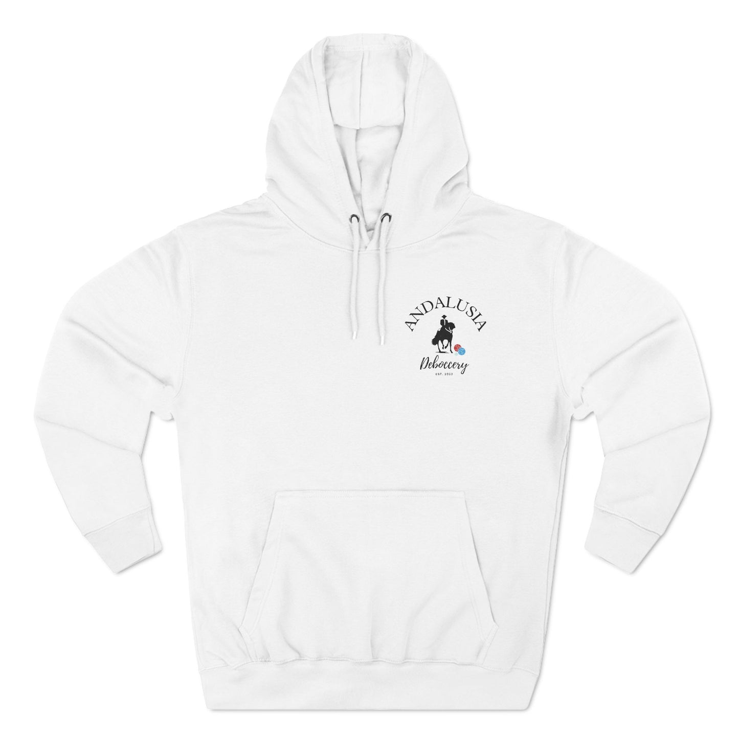 Andalusia Deboccery 80% cotton/20% poly plush - Lane 7 Three-Panel Fleece Hoodie