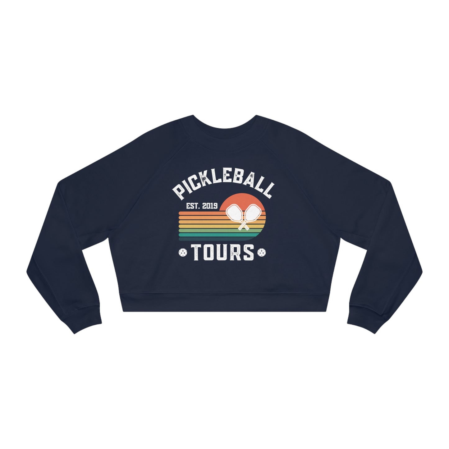 Pickleball Tours Women’s Cropped Fleece Pullover