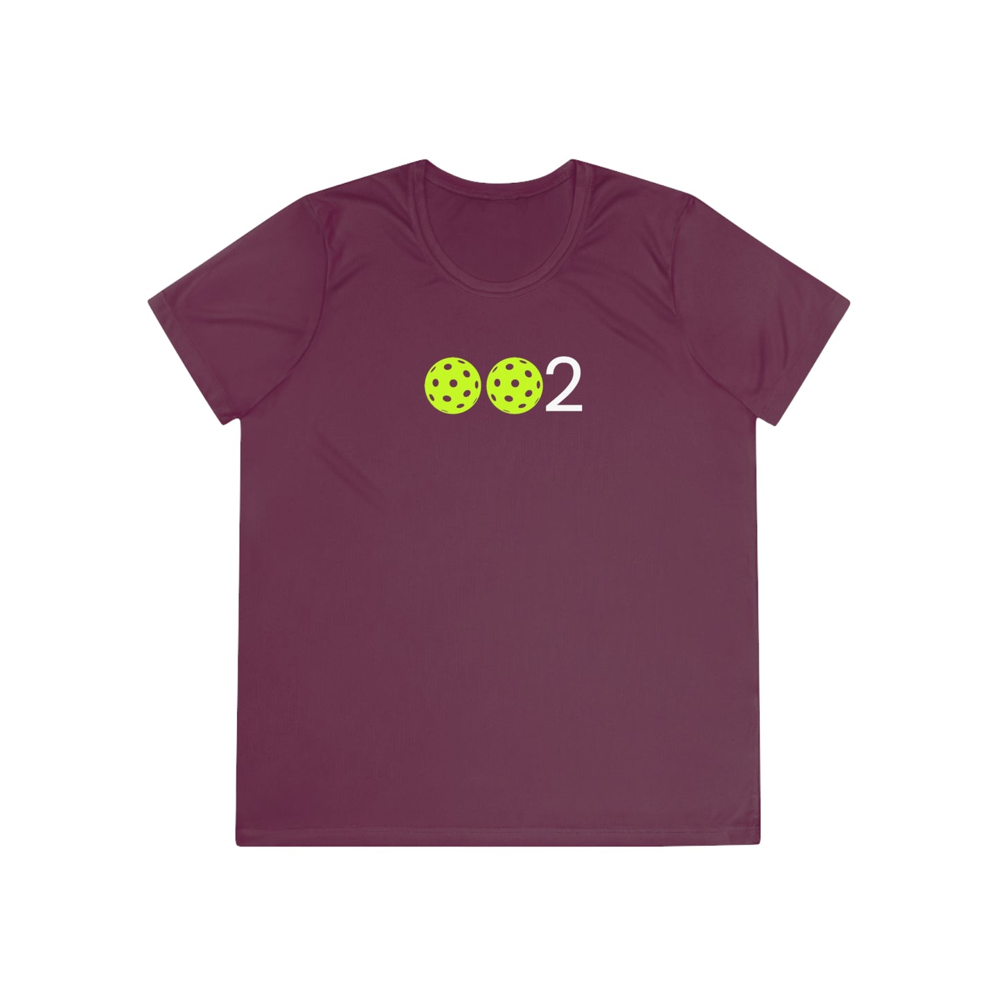PICKLZ SPF 40 Ladies Moisture Wicking Competitor Tee - add your number in instructions
