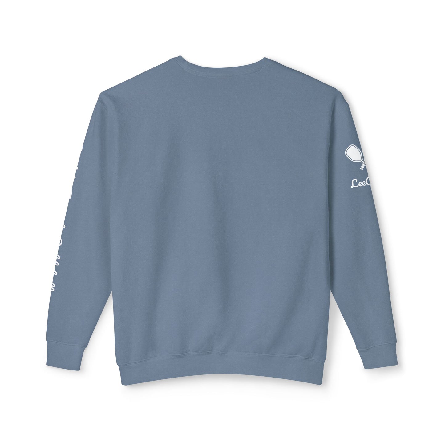 PICKLE Lightweight Garment Dyed Crew (Distressed) name optional on left sleeve, customize right sleeve