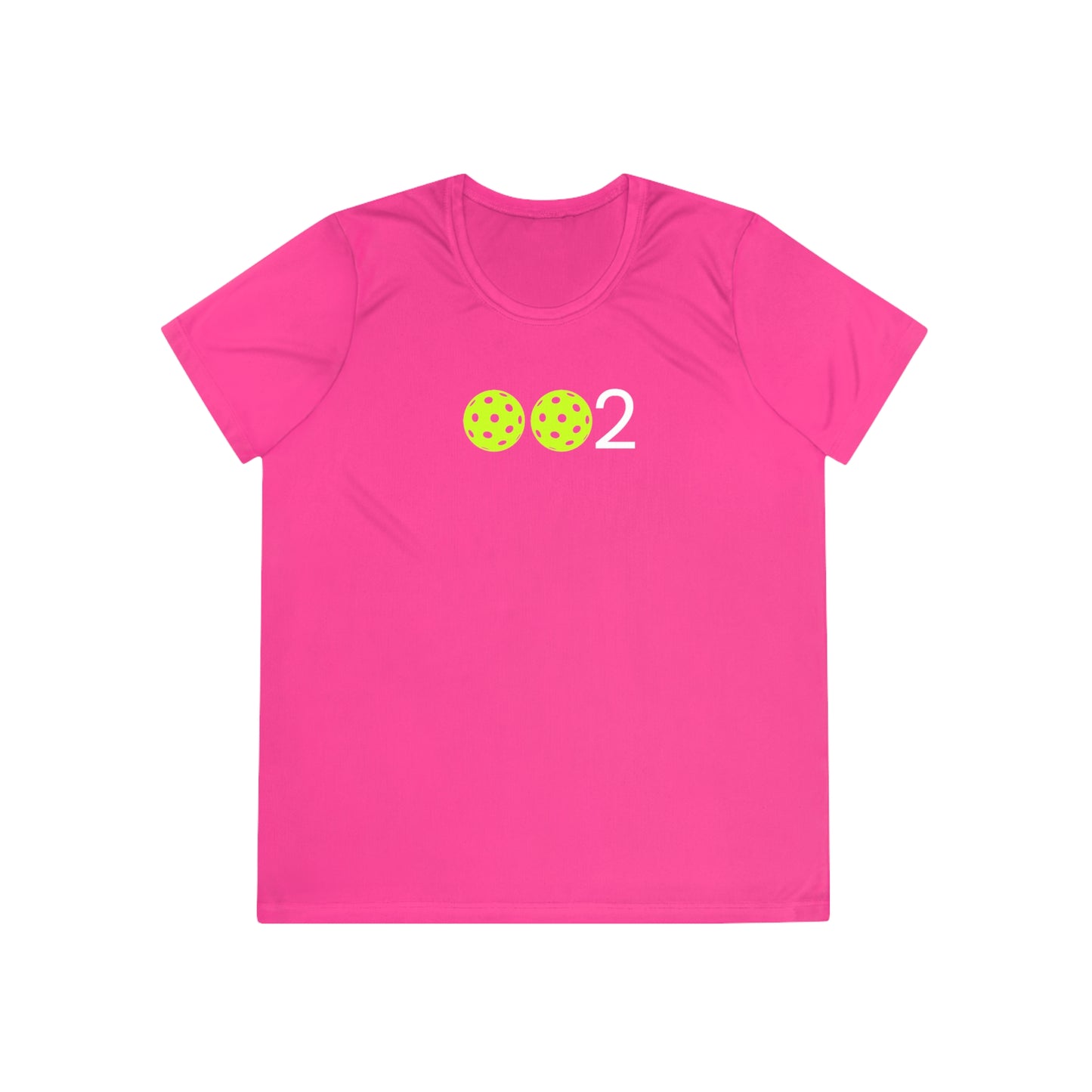 PICKLZ SPF 40 Ladies Moisture Wicking Competitor Tee - add your number in instructions