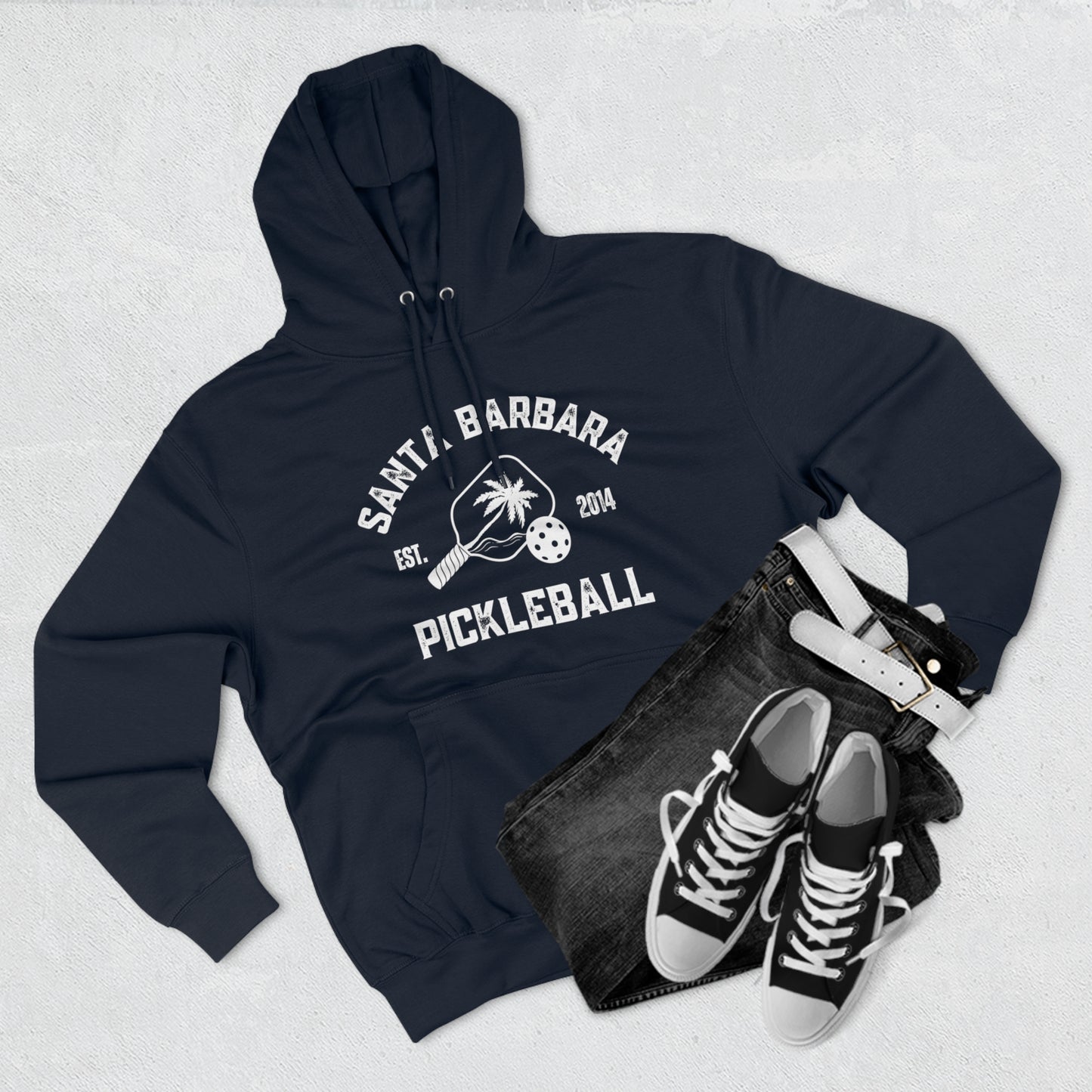Santa Barbara Pickleball Plush Hoodie