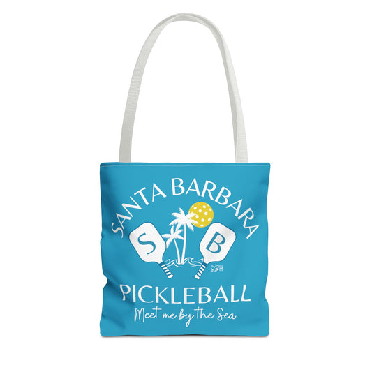 Santa Barbara Pickleball Bag - Turquoise -(can add name on back)