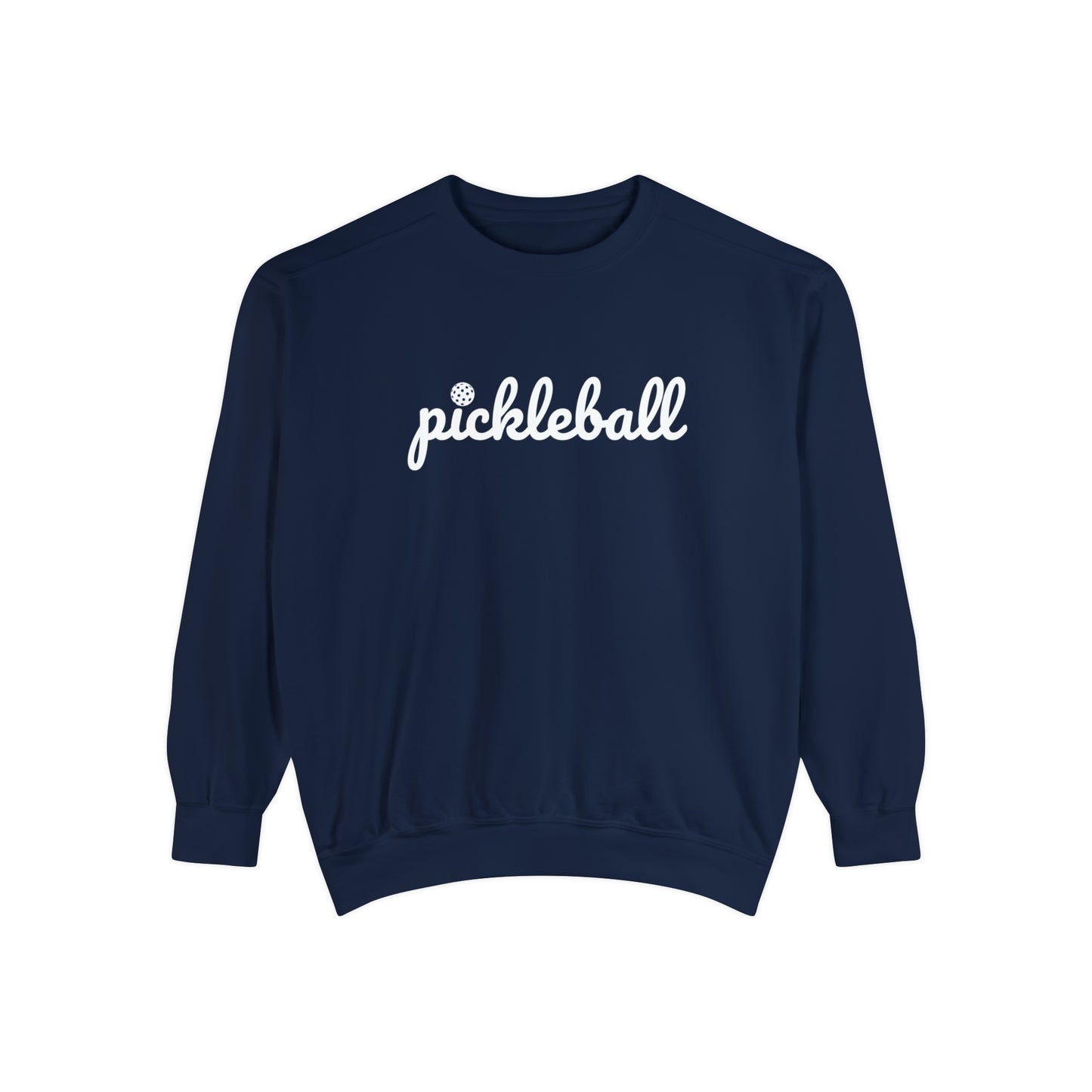 Kara’s Pickleball Script w/ Ball - unisex garment dyed crew. - Comfort Colors