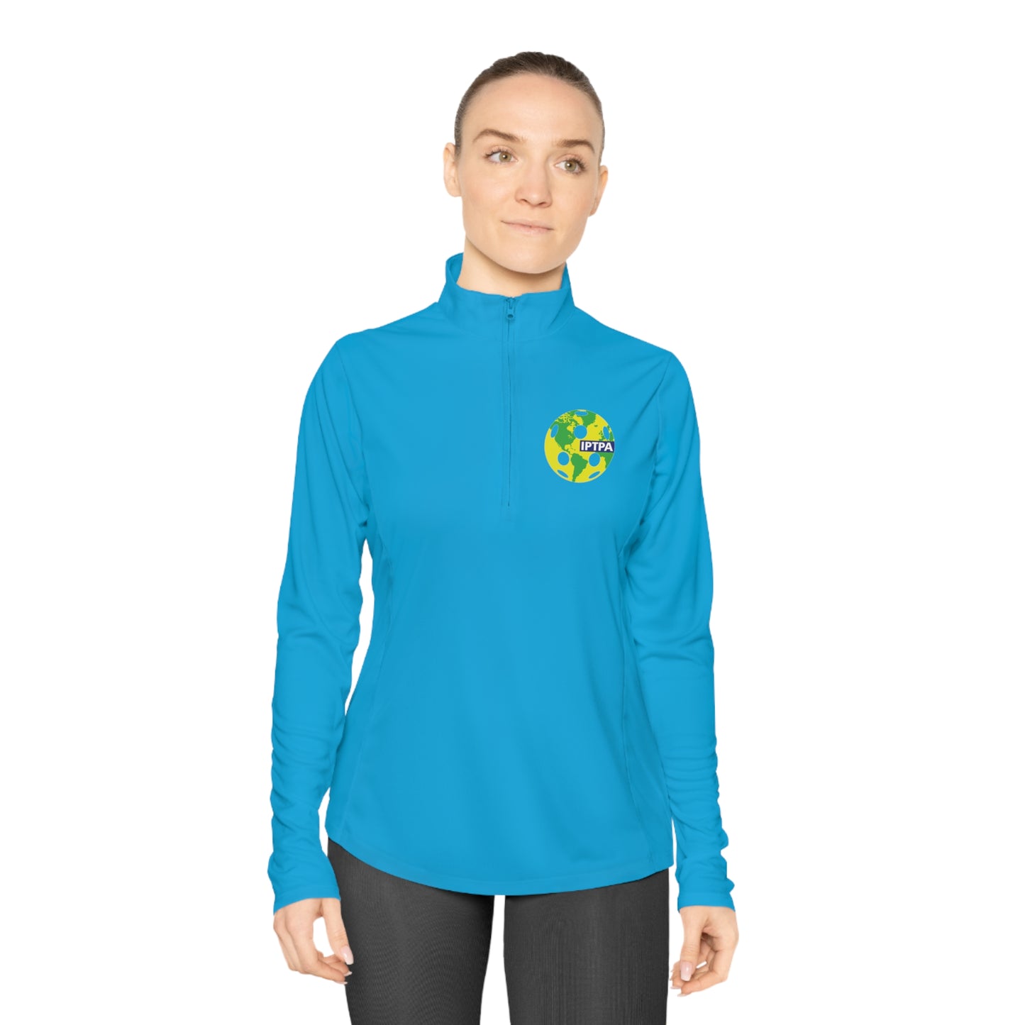 Alicia Ladies Moisture Wicking, SPF 40 - Quarter-Zip (customize name)