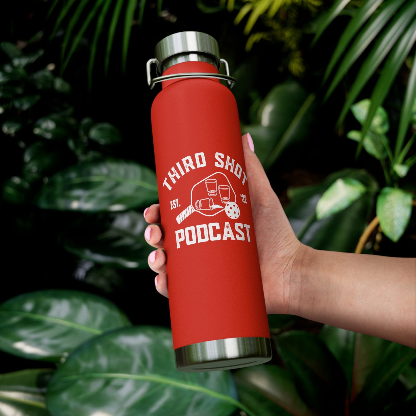 Third Shot Podcast - Copper Vacuum Insulated Bottle, 22oz