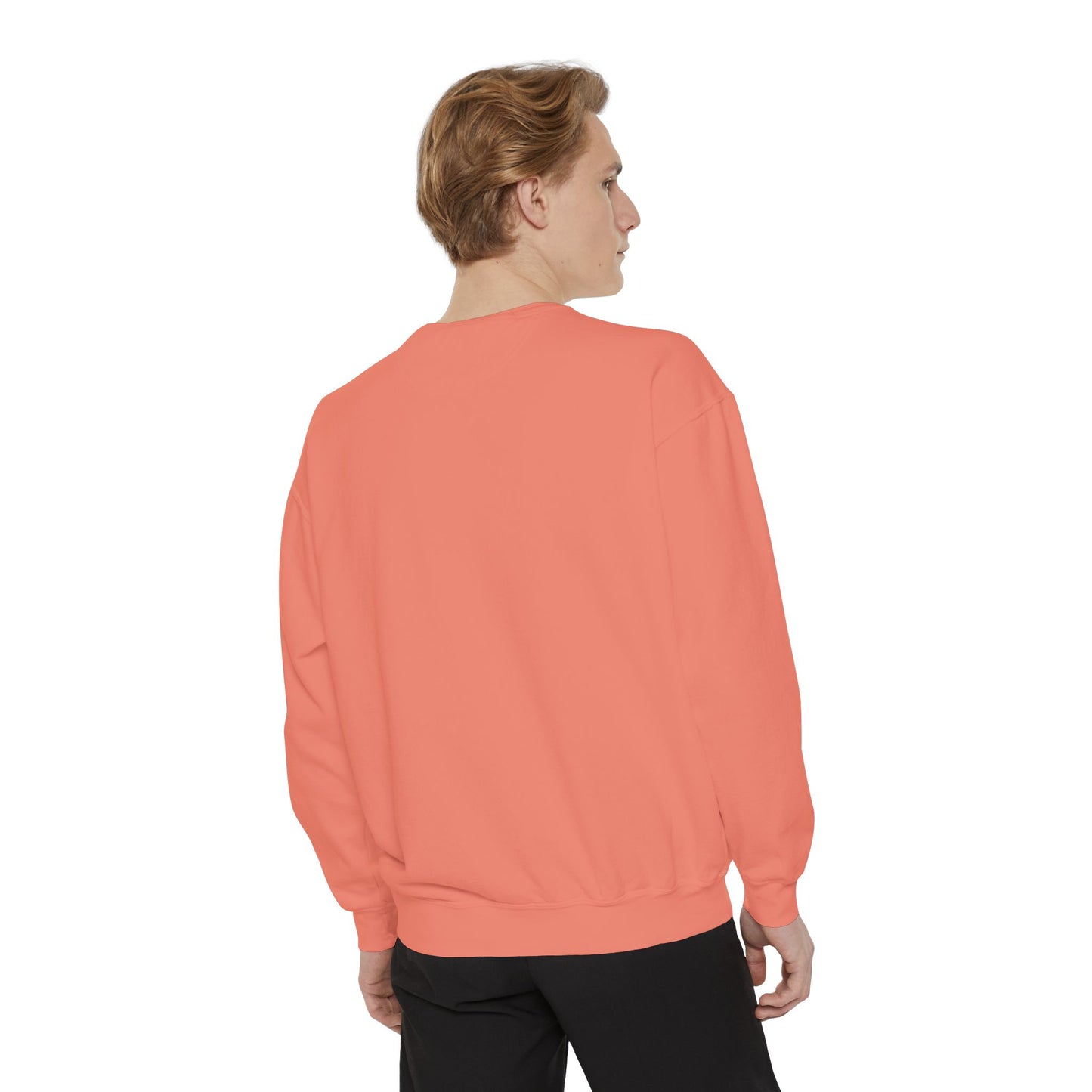 PICKLE Tree Medium Weight Unisex Garment Dyed Collegiate Crew - can custom,I’ve back