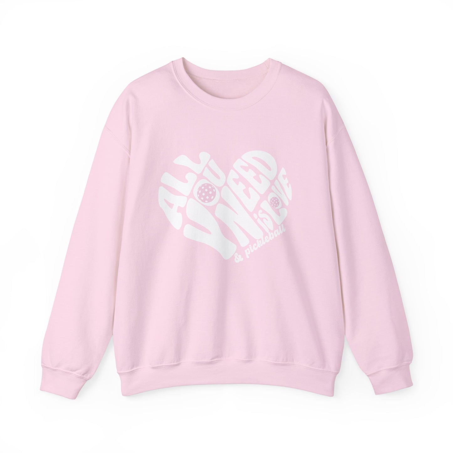All you need is LOVE - Pink Unisex Crews